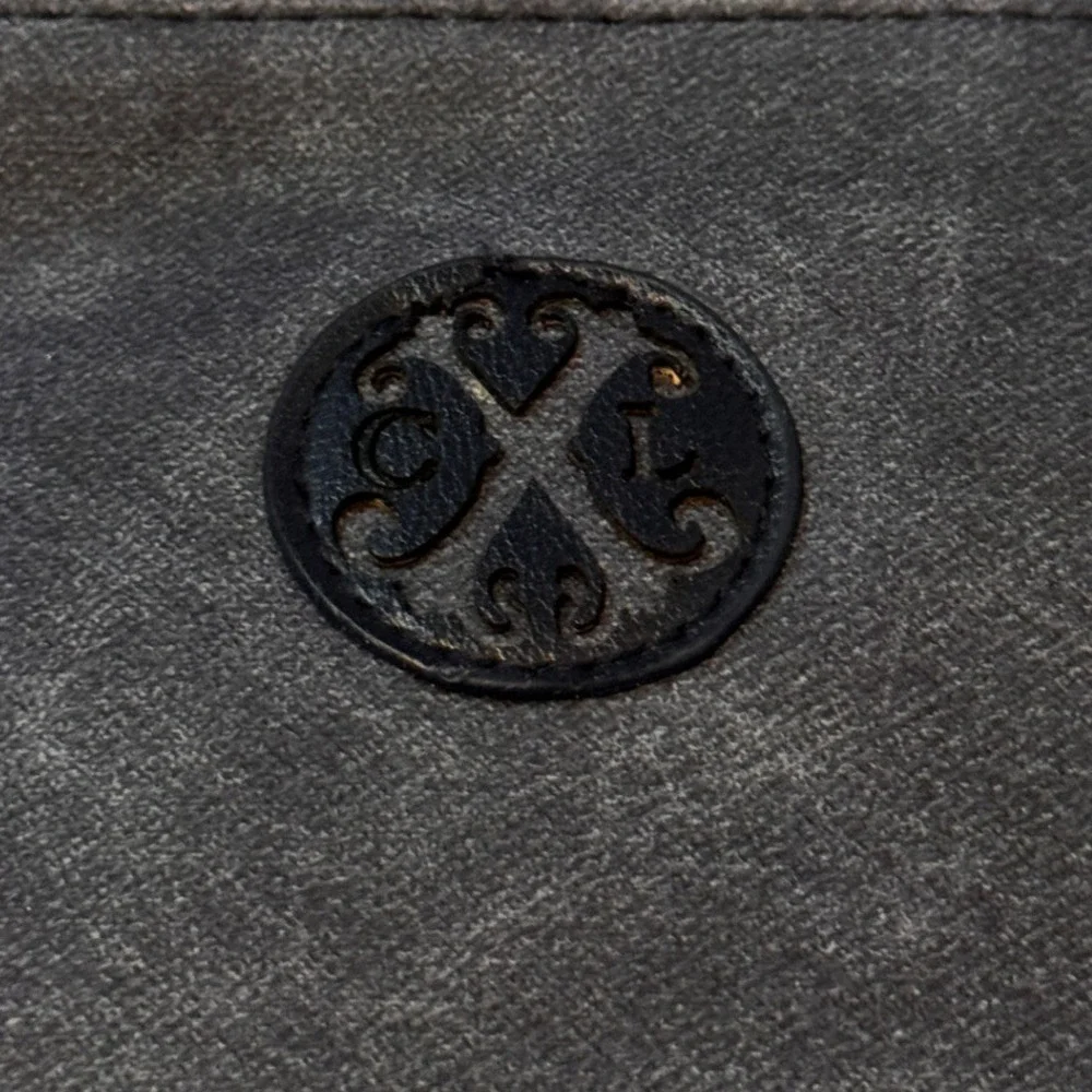 CXL by Christian Lacroix Wristlet Pouch Indigo‎ Denim Blue 2-in-1 Vegan Leather